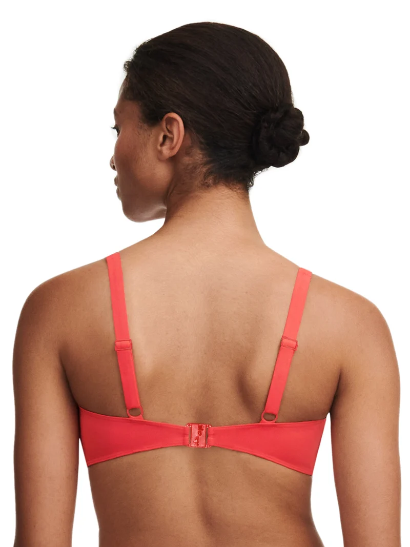 Chantelle Bademode – Authentischer Bügel-Bikini mit tiefem Ausschnitt Rouge / Orange