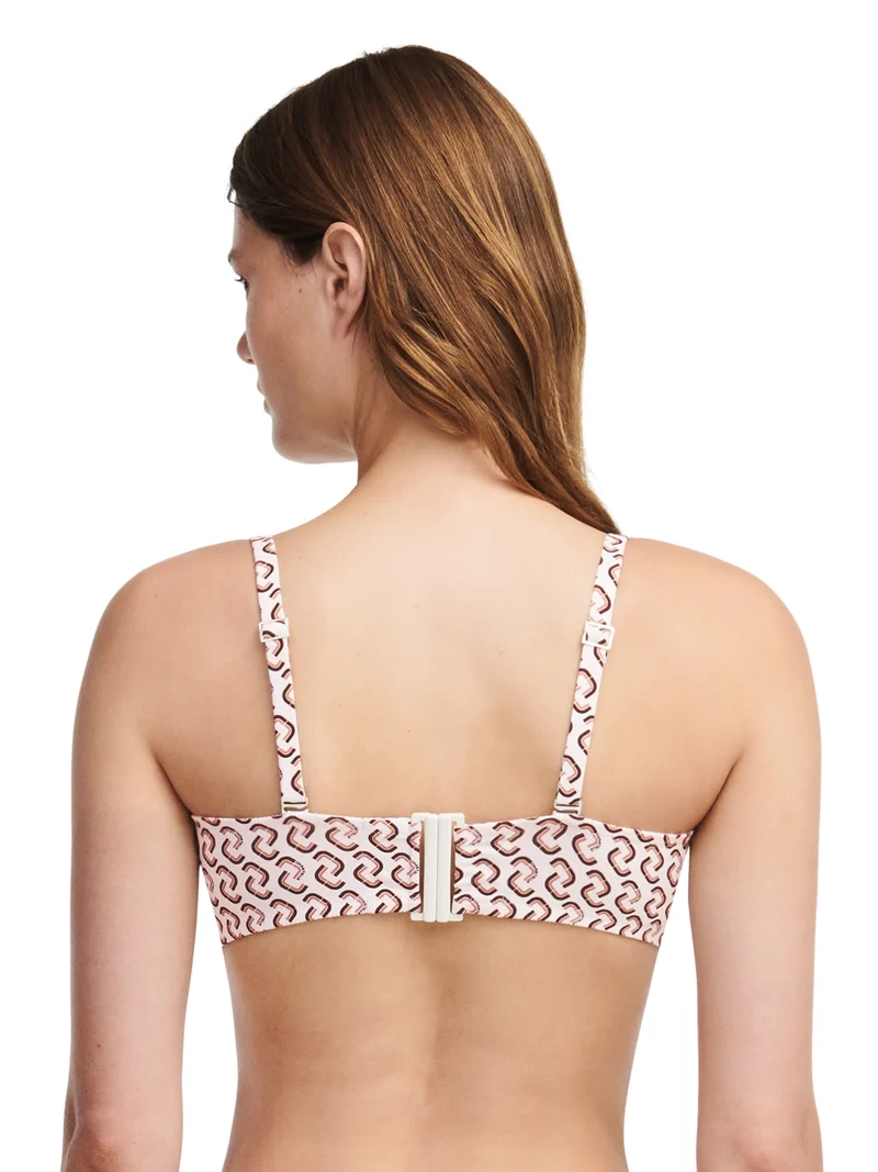 Chantelle Bademode – Authentisches kabelloses Bandeau-Spacer-Bikini-Monogramm