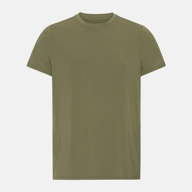 Olivgrünes Bambus-T-Shirt
