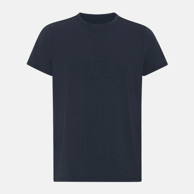 Blaues Bambus-T-Shirt