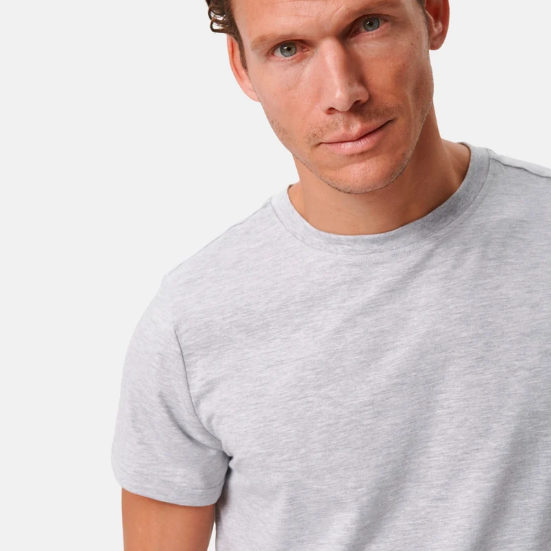 Graues Bambus-T-Shirt