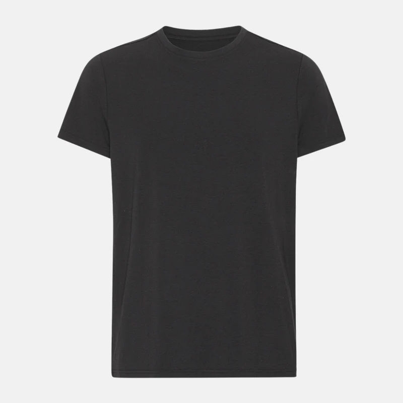 Schwarzes Bambus-T-Shirt