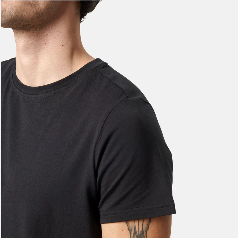 Schwarzes Bambus-T-Shirt