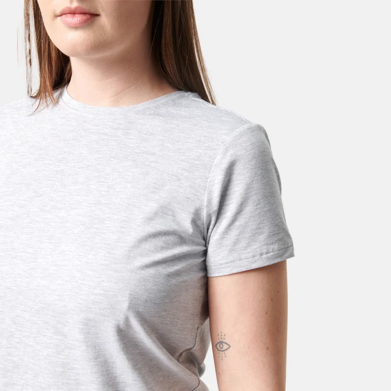 Graues Bambus-T-Shirt