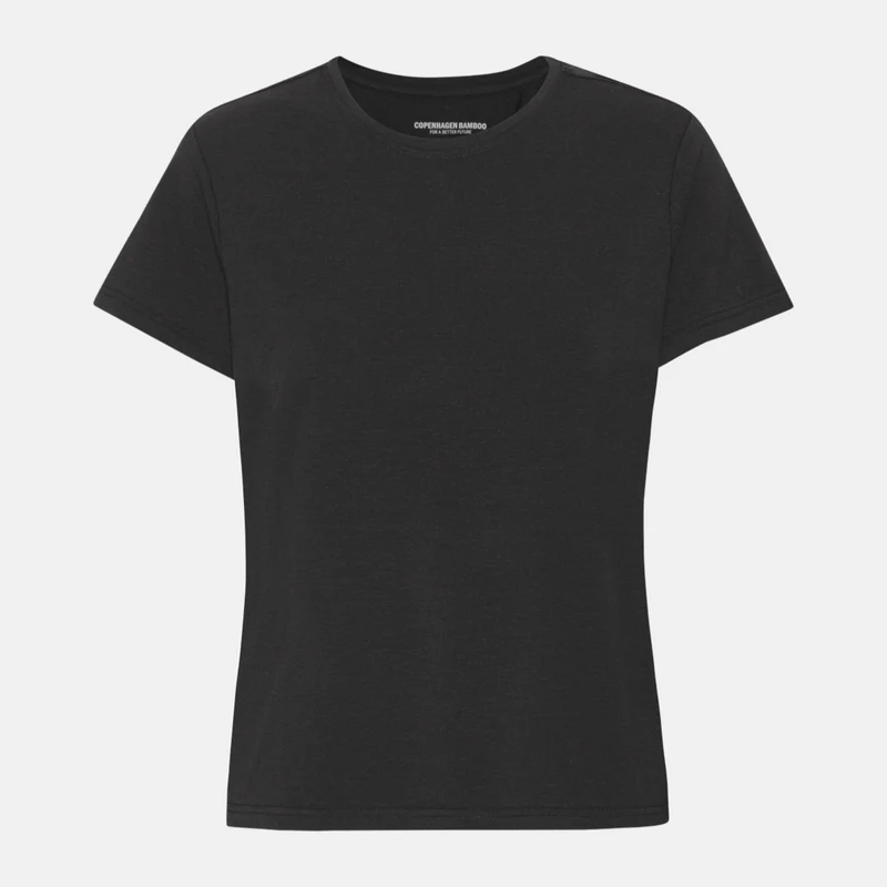 Schwarzes Bambus-T-Shirt