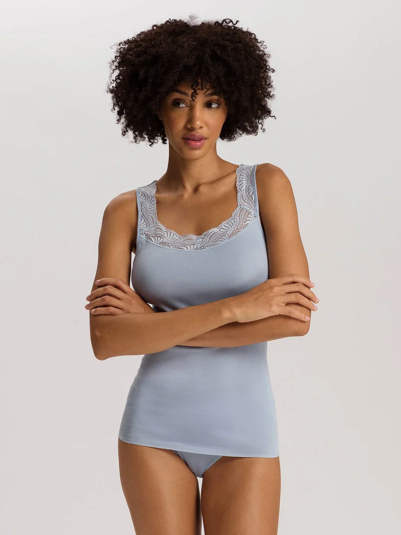 Tank-Top COTTON DELIGHT in Sommer-Farbe sea breeze