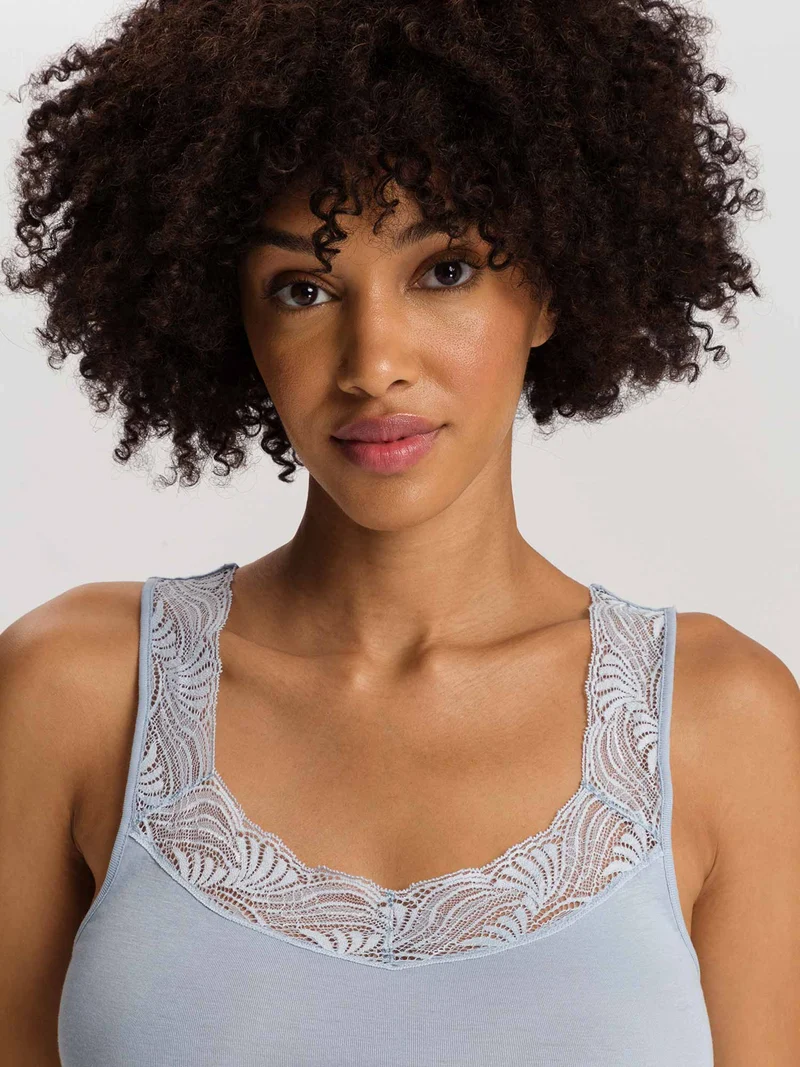 Tank-Top COTTON DELIGHT in Sommer-Farbe sea breeze
