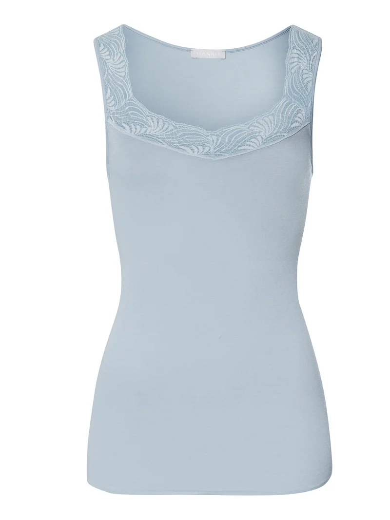 Tank-Top COTTON DELIGHT in Sommer-Farbe sea breeze