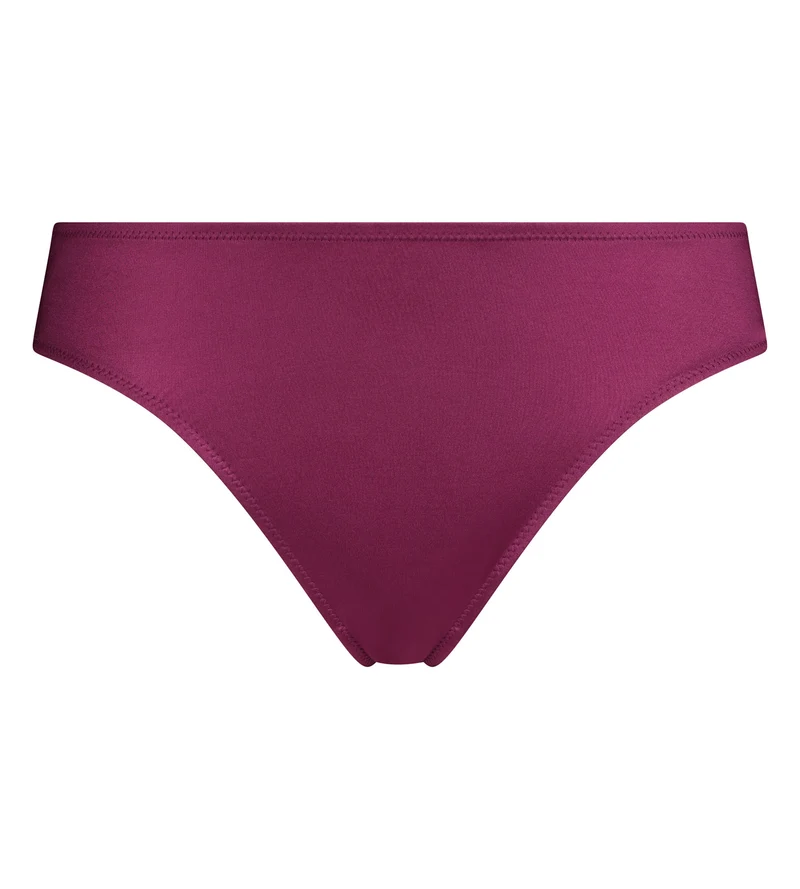 Damen-Slip aus satinierter Mikrofaser „Fruits des Bois” Silk Radiance