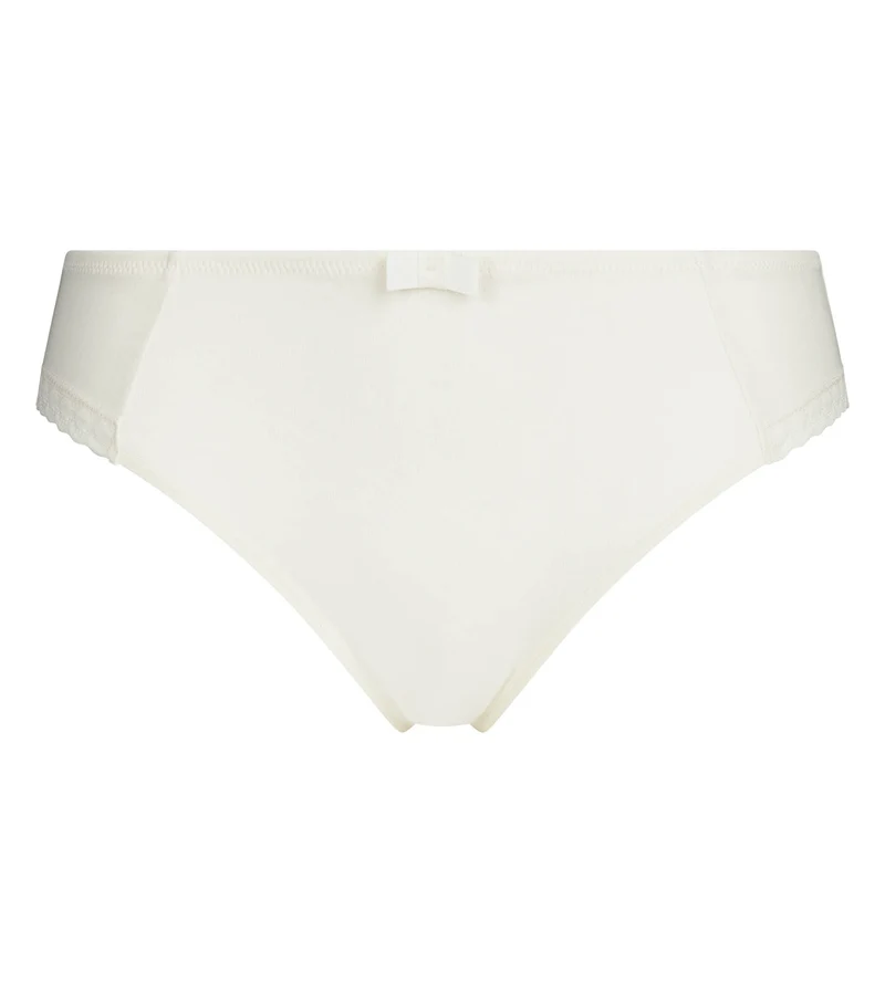 Damen-Midi-Slip aus Baumwolle in Elfenbein Daily Coton