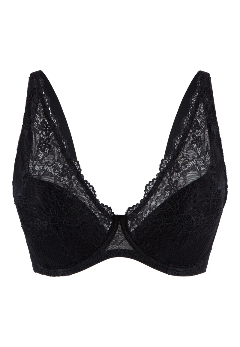 LingaDore 1400-6 Triangel plunge BH Schwarz