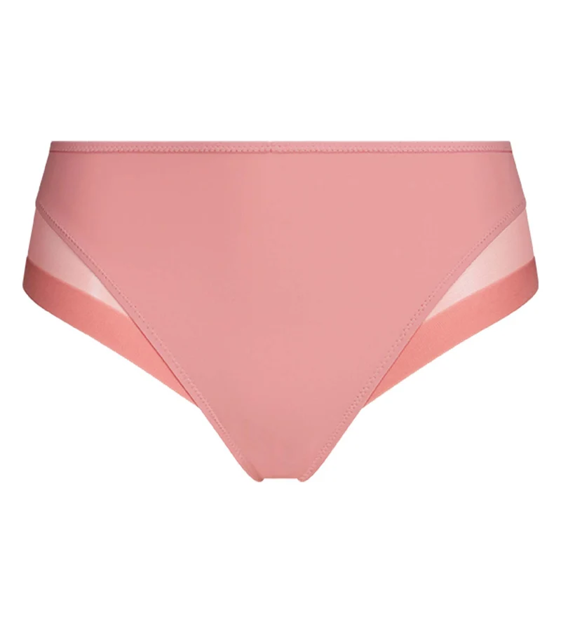 Halbtransparenter Damen-Slip aus rosa Mikrofaser Dim Generous