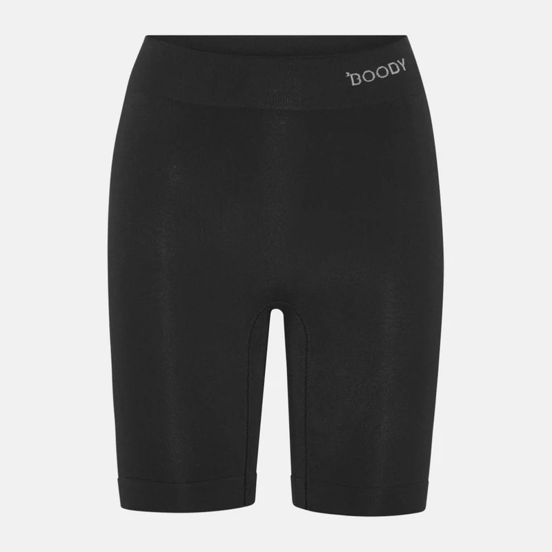 Schwarze Innenshorts aus Bambus