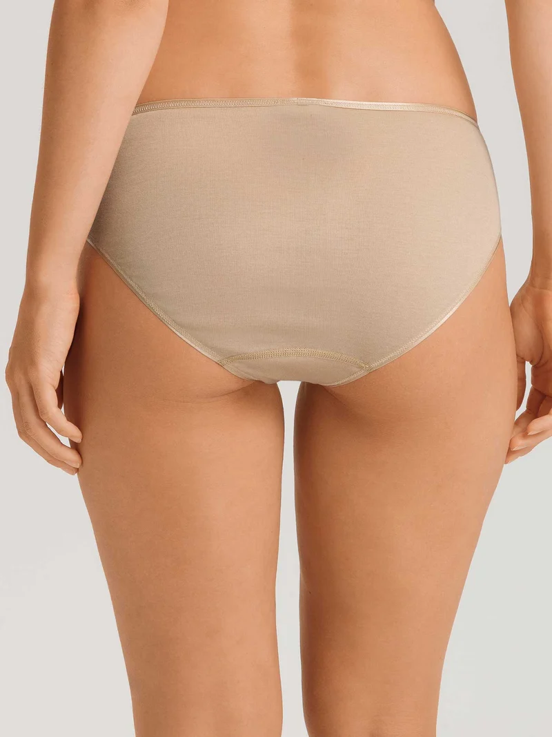 Midi Slip COTTON SEAMLESS in Sommer-Farbe iced cappuccino