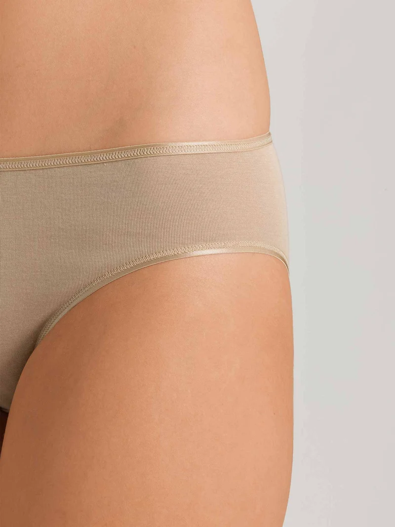 Midi Slip COTTON SEAMLESS in Sommer-Farbe iced cappuccino