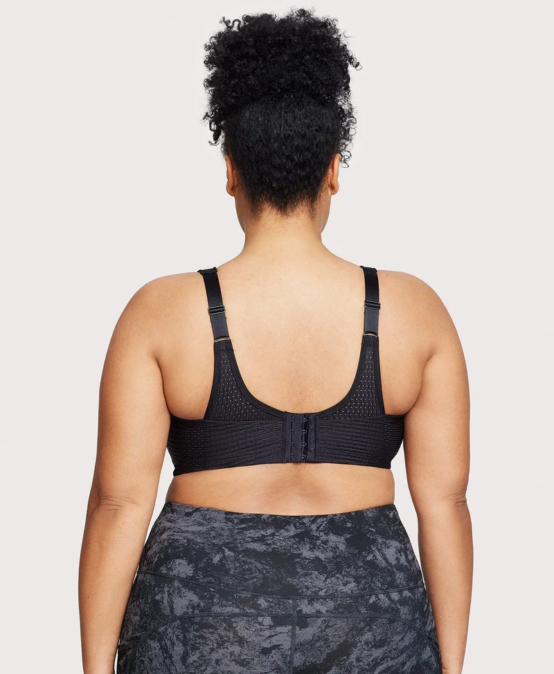 Custom Control Sports Bra Black