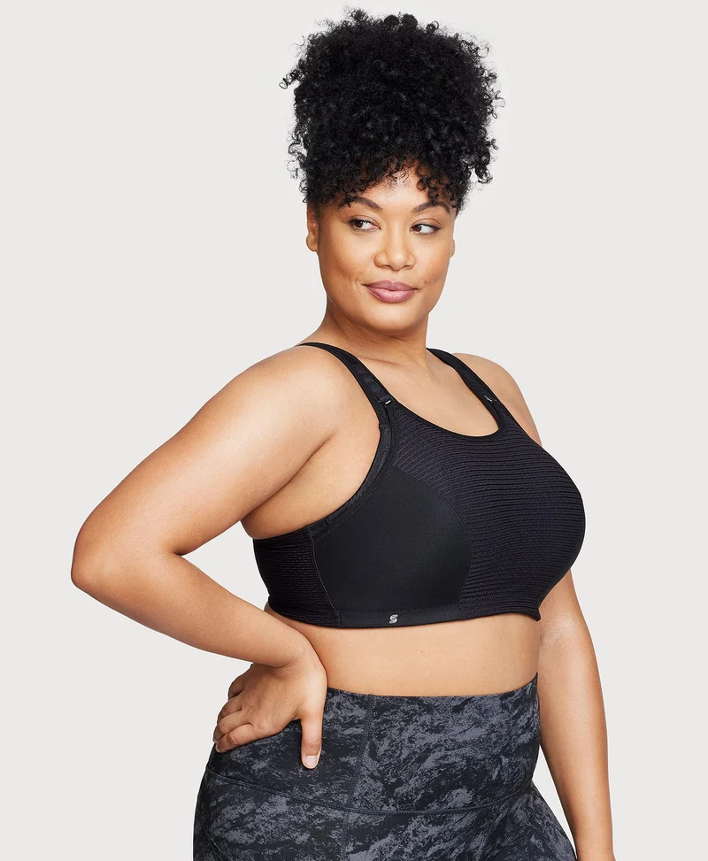 Custom Control Sports Bra Black