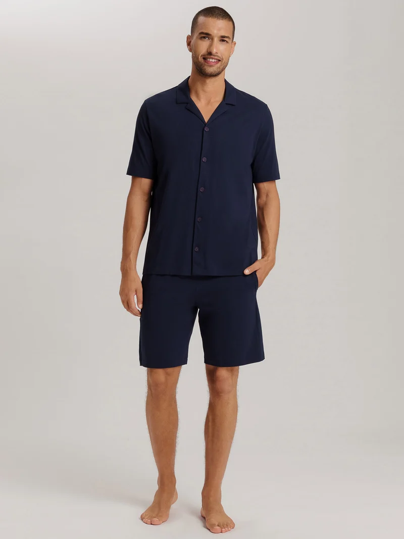 Kurzarm-Shirt mit Knopfleiste, NIGHT & DAY