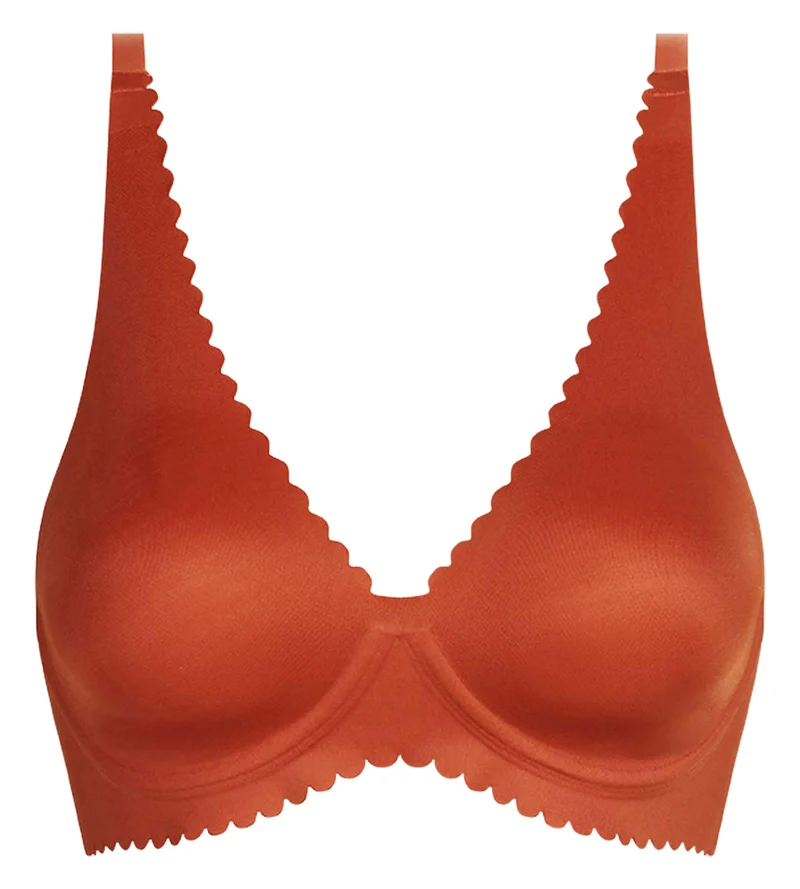 BH mit Bügeln aus brauner Mikrofaser von Body Touch