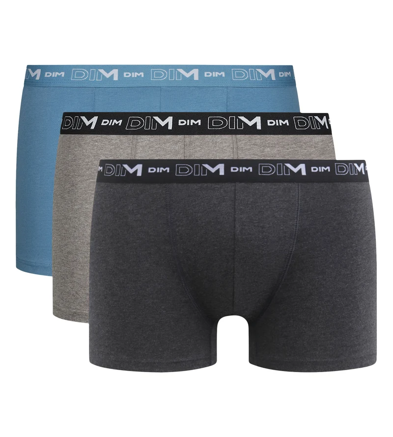 3er-Pack Boxershorts für Herren City Chiné Dim Coton Stretch