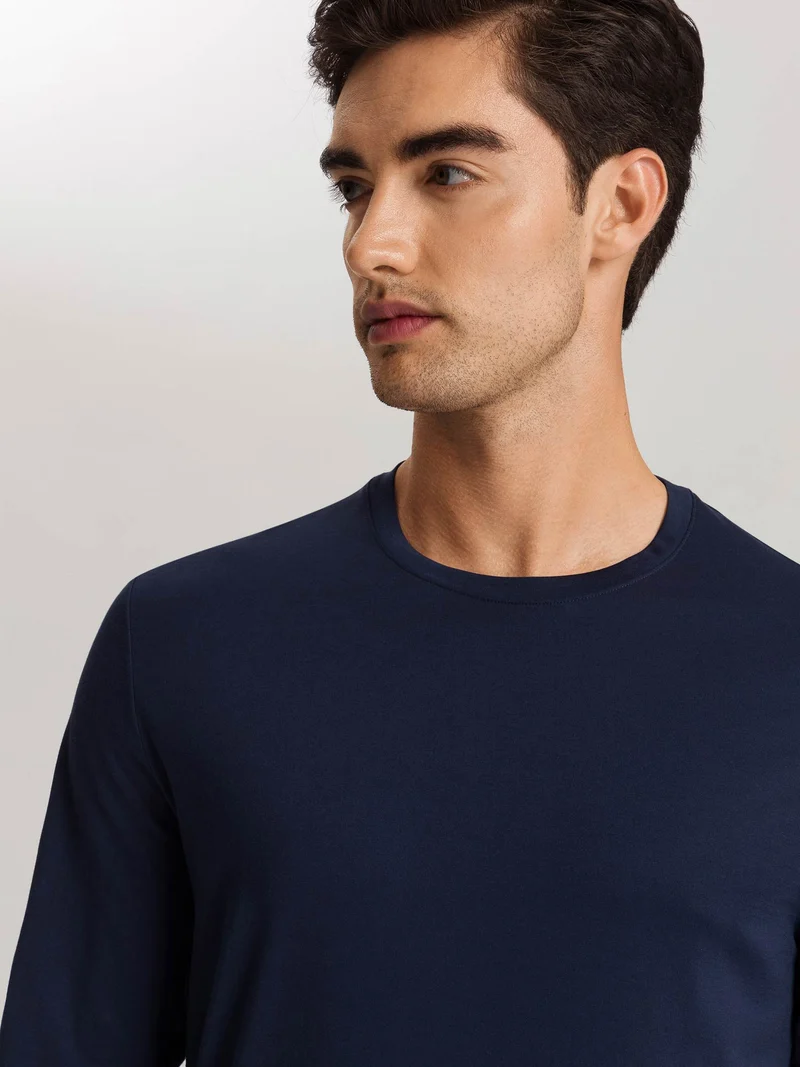 Shirt langarm, O-Neck, NIGHT & DAY