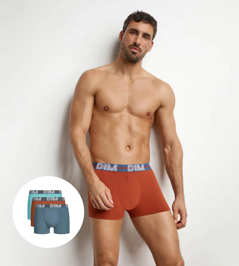 3er-Pack schwarze Boxershorts für Herren mit grafischem Cosmos Powerful-Bund