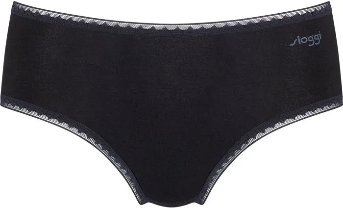 Sloggi GO Midi 2er Pack black