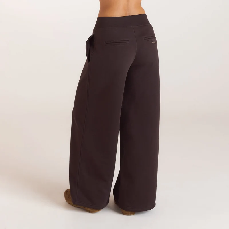 Joggers mit Geradem-Bein - Dunkle Schokolade