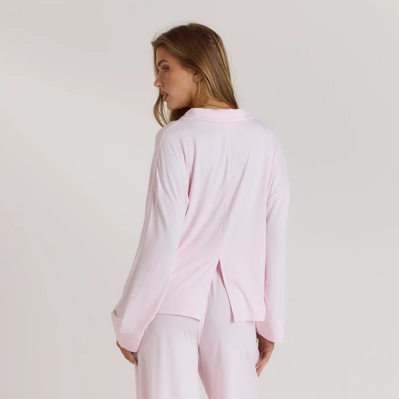 Modal Pyjama Shirt - Pink