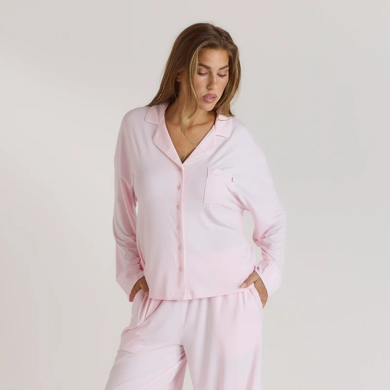 Modal Pyjama Shirt - Pink