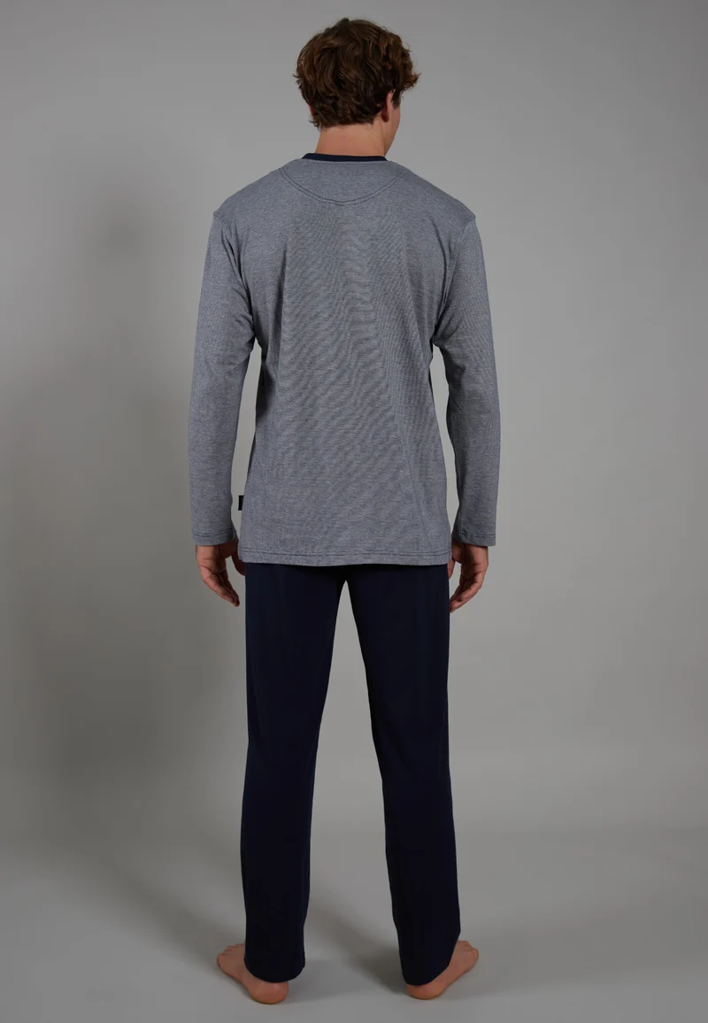 CECEBA Pyjama, 3-Knopf, offen navy blaze
