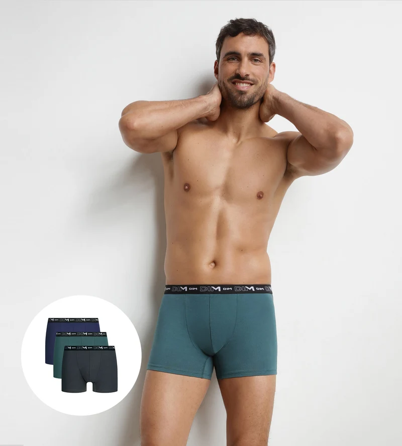 3er-Pack Boxershorts für Herren Vert Chic Dim Coton Stretch