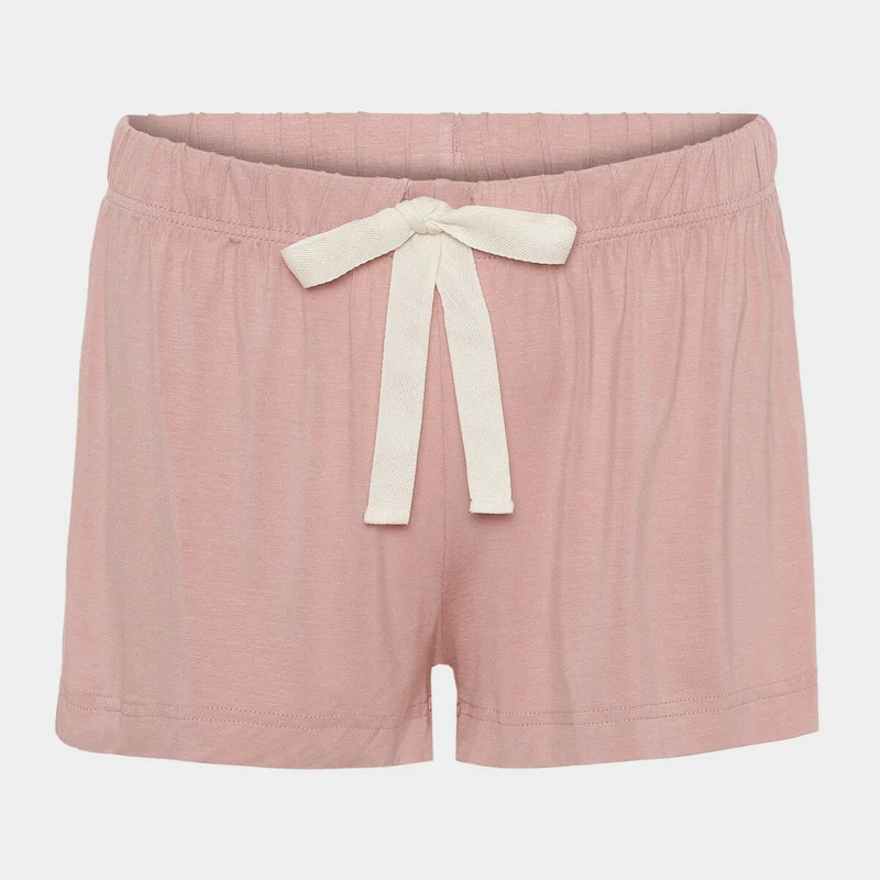 Rosa Bambus-Nachtshorts
