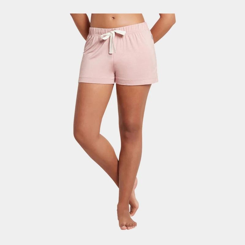 Rosa Bambus-Nachtshorts