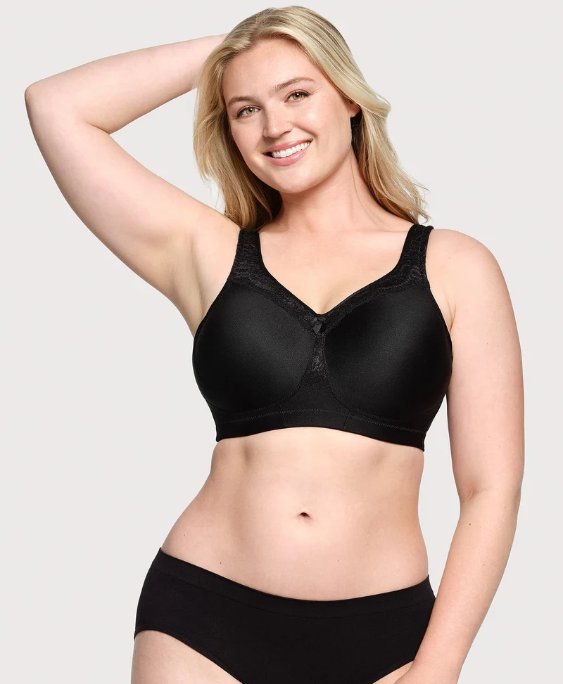MagicLift Seamless Firm Support Bra Black