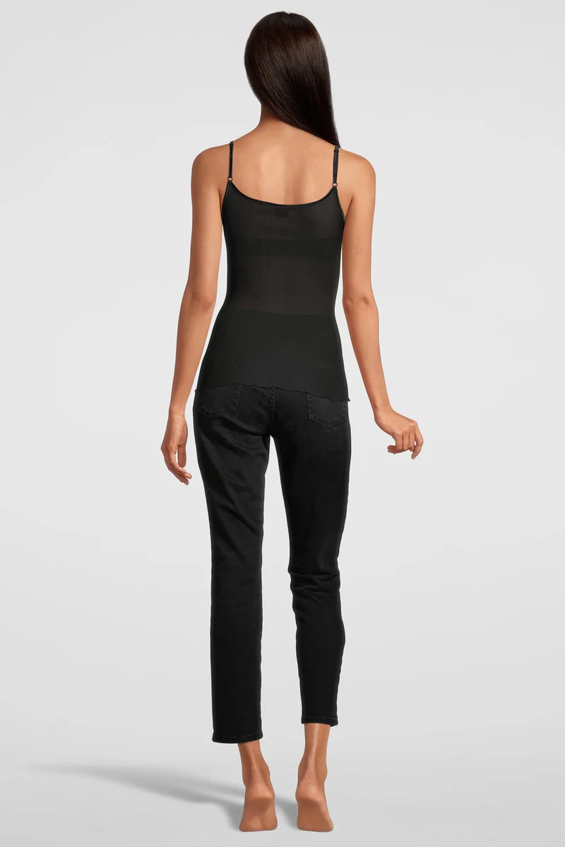 Spaghetti-Top PURE SILK