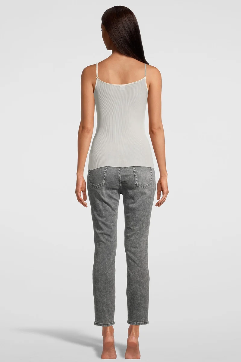 Spaghetti-Top PURE SILK