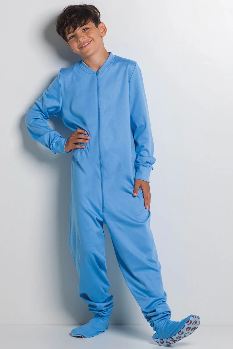 Füsschenpyjama, Jumpsuit für Kinder