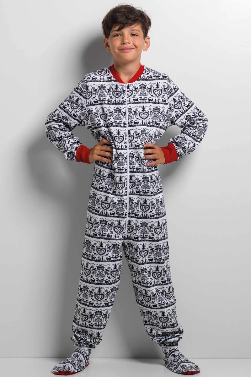 Füsschenpyjama, Jumpsuit für Kinder