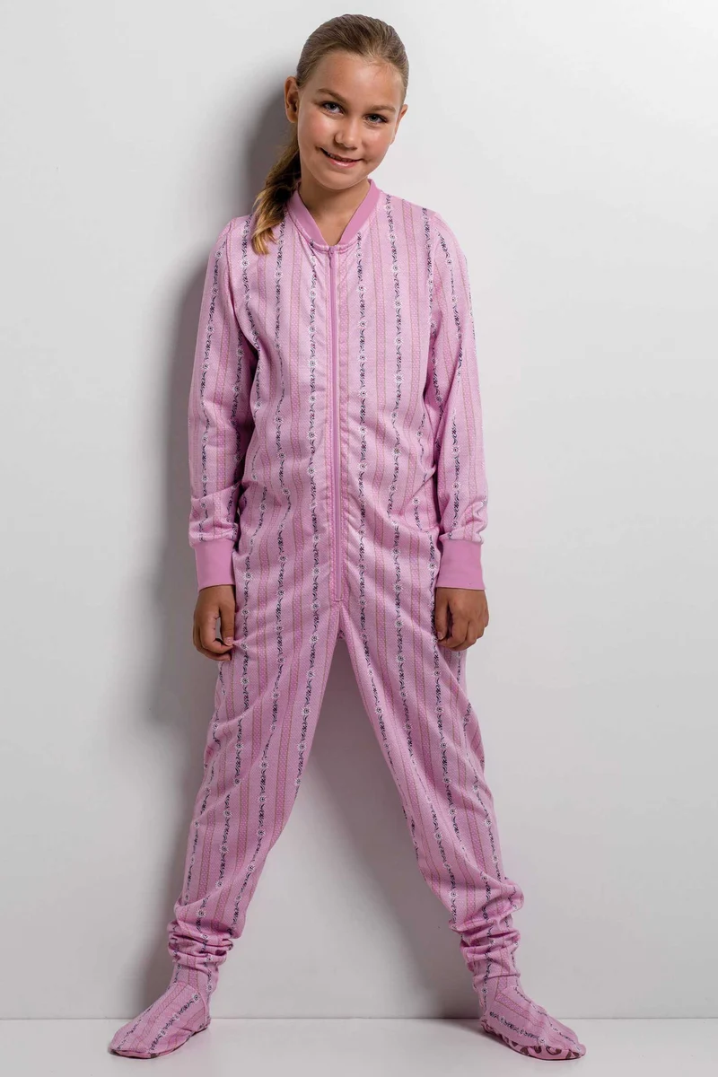 Füsschenpyjama, Jumpsuit für Kinder