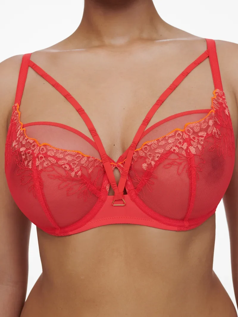 Chantelle - Spice Bügel-BH mit sehr guter Bedeckung, Rot, Cocktail, Multico
