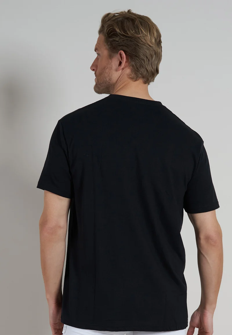CECEBA Shirt, 1/2, V-Ausschnitt 2er Pack black