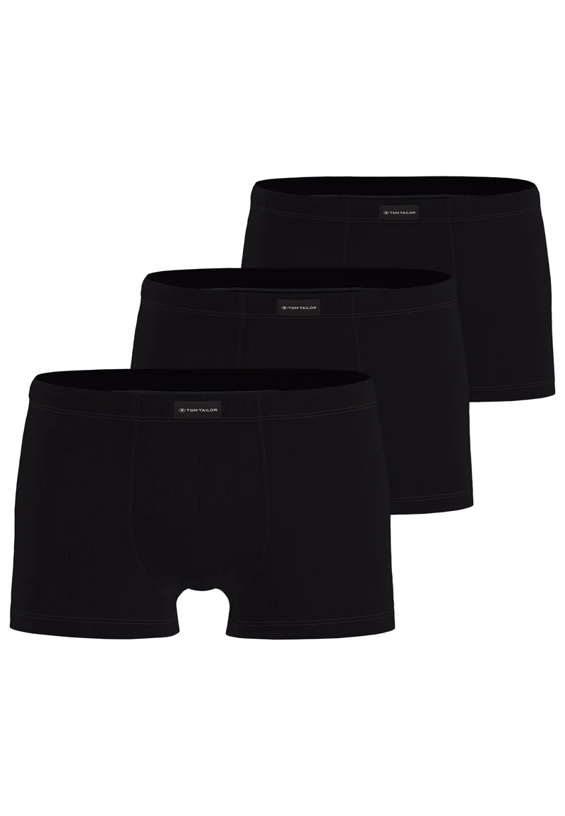 TOM TAILOR Hip Pants 3er Pack black