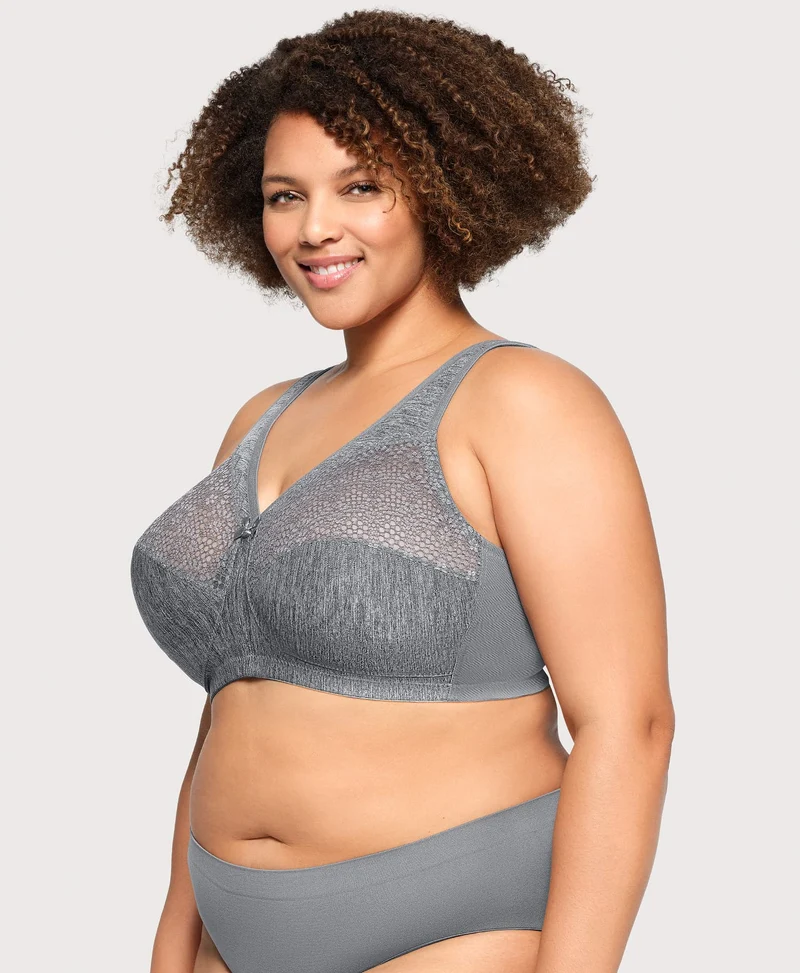 MagicLift Moisture Control Bra Gray Heather