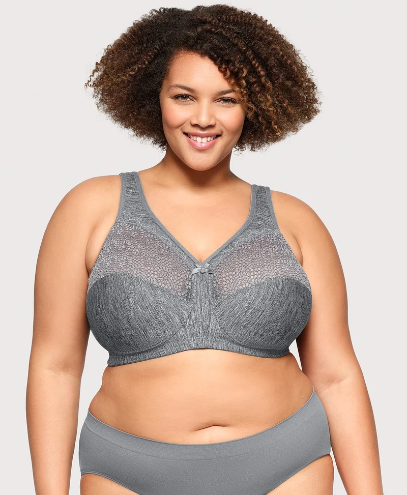 MagicLift Moisture Control Bra Gray Heather