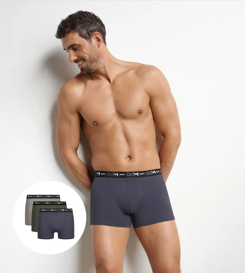 3er-Pack Boxershorts für Herren Terrien Dim Coton Stretch