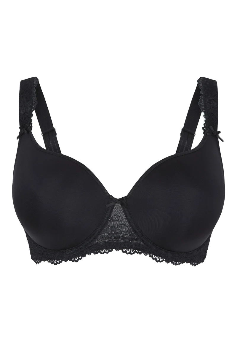 LingaDore 1400-1A DAILY T-Shirt BH - Plus Size Schwarz