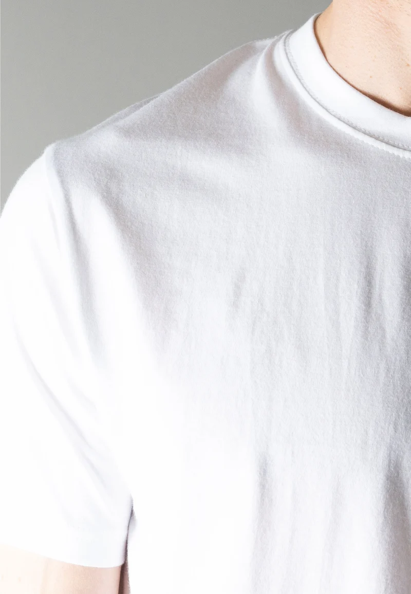 CECEBA Shirt, 1/2, Rundhals 2er Pack weiss
