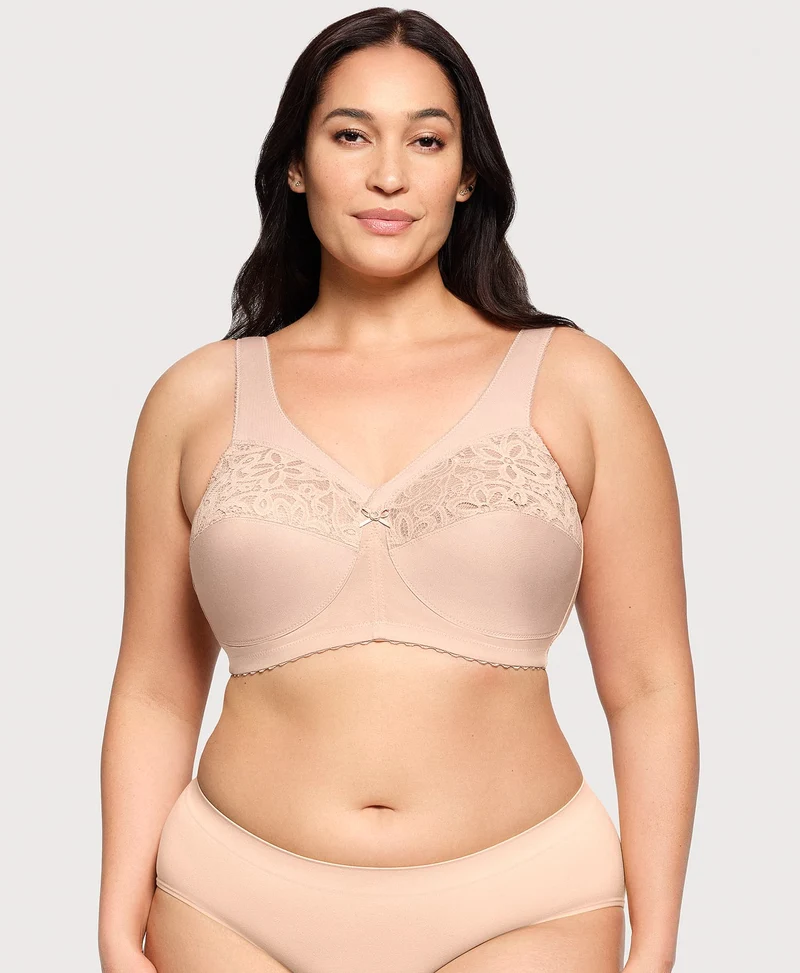 MagicLift Cotton Support Bra Cafe