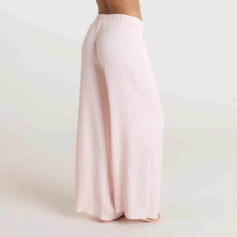 Crinkle Pyjama Bottoms - Pink
